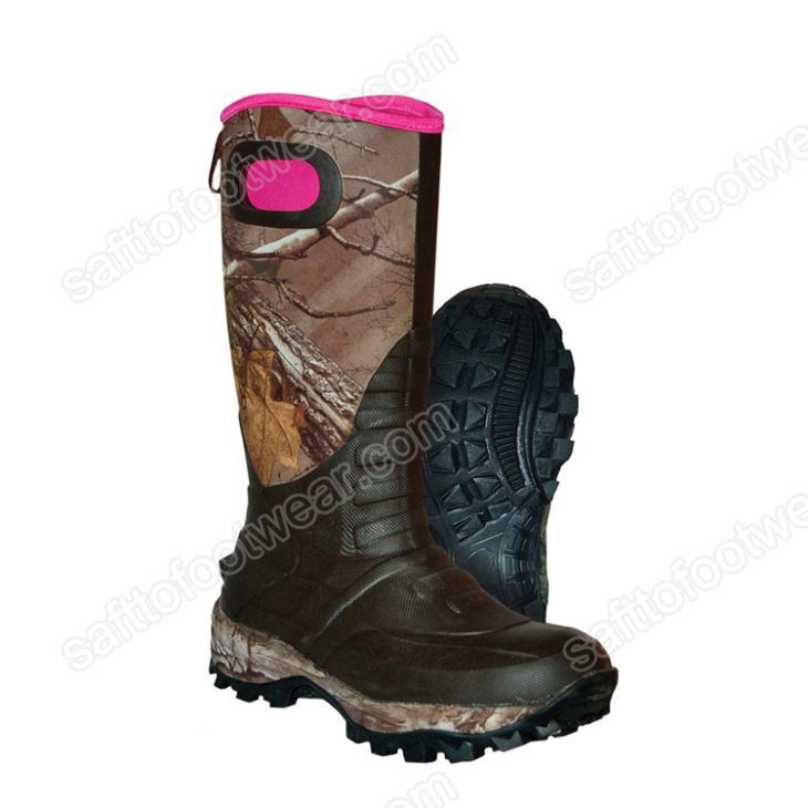 শক্ত আউটসোল আউটডোর রাবার ওয়াটারপ্রুফ বুট